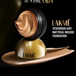 lakme xtraordin-airy mattereal mousse foundation - 06 almond honey-image-97