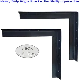 nexgrills 075 Heavy Duty Wall Mount Angle Bracket Clothes Drying, Shelf Brackets 12Inch x 12inch Shelf Bracket image 2