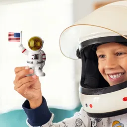 asiatick Car Dashboard Solar Space Astronaut Robot image 2