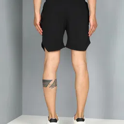 kizaar Solid Men Black Regular Shorts, Cycling Shorts, Running Shorts, Night Shorts, Boxer Shorts, Gym Shorts image 2