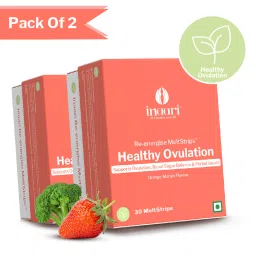 Inaari Reenergise Oral Strips Natural Formulation to boost Ovulation for Women Planning Pregnancy Slow Reproductive Ageing Boosts Energy Free Travel Pouch 2 pack (60 Oral Strips)-image-66