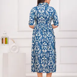 nahiko Women Printed Viscose Rayon Anarkali Kurta image 2