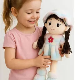 athravtoys Soft doll for kids Plush Stuffed Toy Colorful Dress cute gift for girls_A459 - 40 cm-picture-32