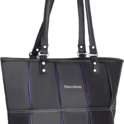 semmize Women Black Hand-held Bag-picture-38