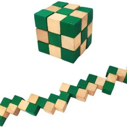 cubeskool Snake Wooden Puzzle Cube image 2
