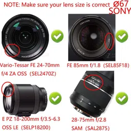 MOSTOS ; Brings Superior 67mm Replacement Lens Cap For 28-75mm f/2.8 SAM LensLens Cap image 3