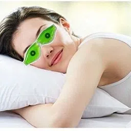 gfsu Aloe Vera Cool Gel Eye Mask Summer Ice Cooling Sleeping Mask image 5