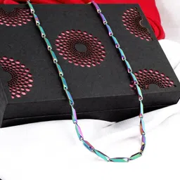 thrillz Men Chain Men Chain for Boys and Girls 22 Inches Stainless Steel Chain image 3