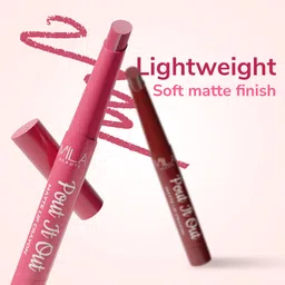 mila beauté Pout It Out Matte Lip Crayon Lipstick Lightweight Soft Matte Finish image 2