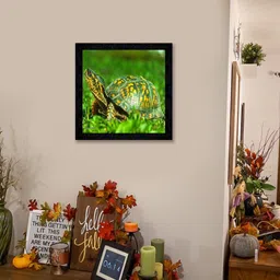 poster n frames Painting of turtle Digital Reprint 14 inch x 14 inch Painting image 2