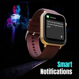 PA Maxima Max Pro Fortune 1.83" Ultra HD Display, BT Calling, 650 Nits, AI Voice Assistant Smartwatch image 4