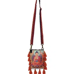 The House of Tara Structured Sling Bag with Tasselled-picture-39