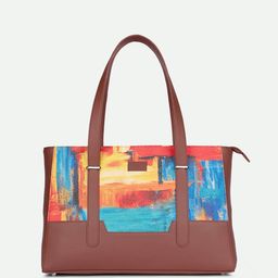 ZOUK Printed Shopper Shoulder Bag-picture-1