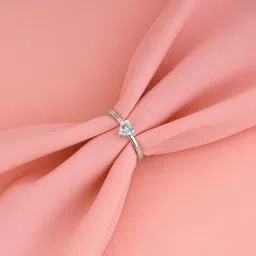 giva Sterling Silver Passionate Love for Girls and Womens Sterling Silver Zircon Silver Plated Ring-picture-12