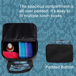 f gear Hoover Webbed Marine Black Lunch Bag image 3