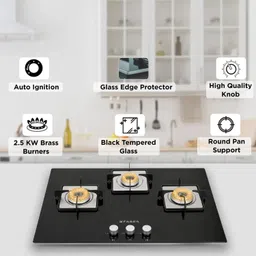 faber HOB ORION 753 HD BB EBK Glass Automatic Hob image 2