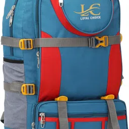 loyal choice Expandable Travel Outdoor Sport Camping Hiking TrekkingBagRucksack-50 L(SKYBLUE) Rucksack - 50 L image 1
