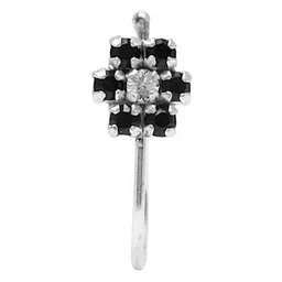 Abhooshan Cubic Zirconia Stud Nosepin image 1