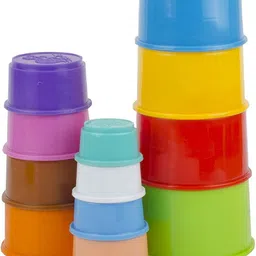 grest Build Up Beakers Stacking Educational Building Blocks Toy for Kids - 12 Pcs-picture-30