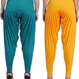 mk trendy fashions Viscose Rayon Solid Patiala image 2