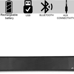 F&D E200+ 5 W Portable Bluetooth Laptop/Desktop Speaker image 3