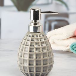 Kookee Grey Abstract Ceramic Soap Dispenser-picture-35