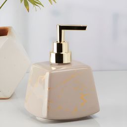 Kookee Grey Abstract Shaped Ceramic Soap Dispenser-picture-40