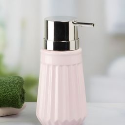 Kookee Pink Cylindrical Ceramic Soap Dispenser-picture-46