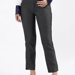 Iconic Women Mid-Rise Formal Trousers-image-52
