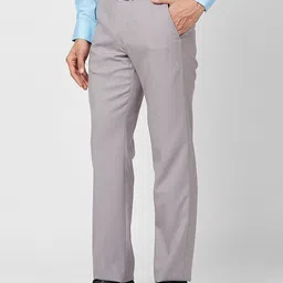 Park Avenue Men Solid Formal Trouser image 3