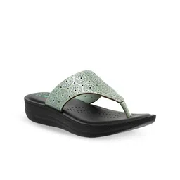 Inblu Laser Cuts Embellished Lightweight & Anti-Skid Open Toe Flats-picture-22