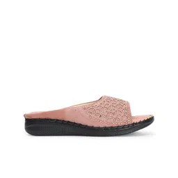 TRASE Women Open Toe Flats with Laser Cuts image 2