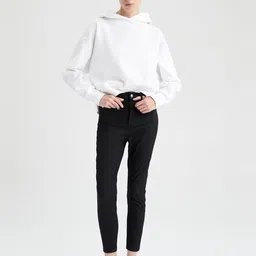 DeFacto Women Slim Fit High-Rise Jeans-image-16