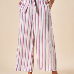 AKKRITI BY PANTALOONS Women Striped Parallel Trousers-picture-22