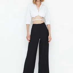 Trendyol Women Black Trousers-picture-47
