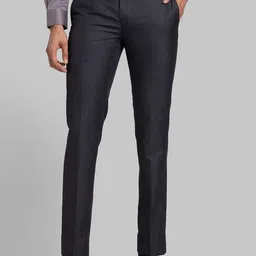 Raymond Checked Slim-Fit Formal Trousers-picture-13