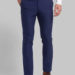Park Avenue Men Slim Fit Mid-Rise Formal Trousers-image-45
