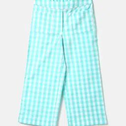 United Colors of Benetton Kids Girls Checked Culottes Trousers-picture-4