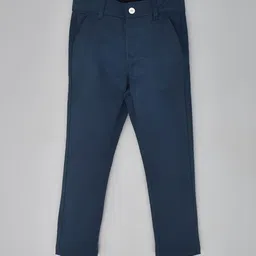 YOUMAA Boys Straight Fit Mid-Rise Pure Cotton Chinos Trousers-picture-18