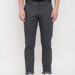 Duke Men Blue Slim Fit Trousers-image-19