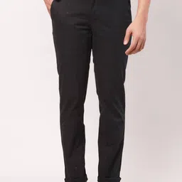 Raymond Men Slim-Fit Casual Cotton Trousers-image-80