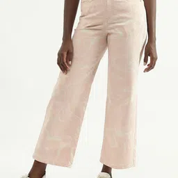 United Colors of Benetton Women Flared High-Rise Cotton Trousers-picture-17