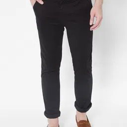 Pepe Jeans Men Black Slim Fit Trousers-image-63