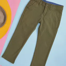 Pantaloons Junior Boys Mid-Rise Cotton Chinos Trousers-picture-55