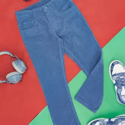 Pantaloons Junior Boys Mid Rise Cotton Trousers-picture-32