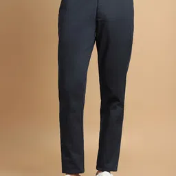 Dennis Lingo Men Slim Fit Smart Wrinkle Free Trousers-image-63