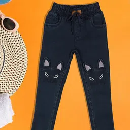 A-Okay Kids Clean Look Embroidered Slim Fit Denim Jeans-picture-48