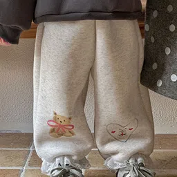 LULU & SKY Girls Tapered Fit High-Rise Trousers-picture-38