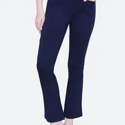 FCK-3 Women Smart High-Rise Trousers-image-38