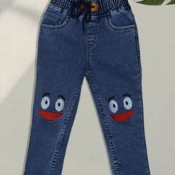 A-Okay Kids Comfort Skinny Fit High-Rise Embroidered Jeans-image-2